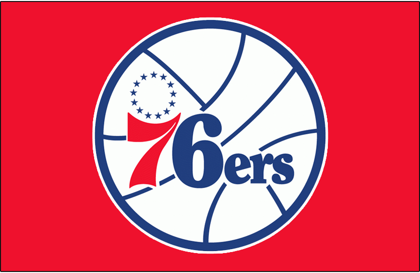Philadelphia 76ers 1977-1997 Primary Dark Logo iron on transfers for fabric